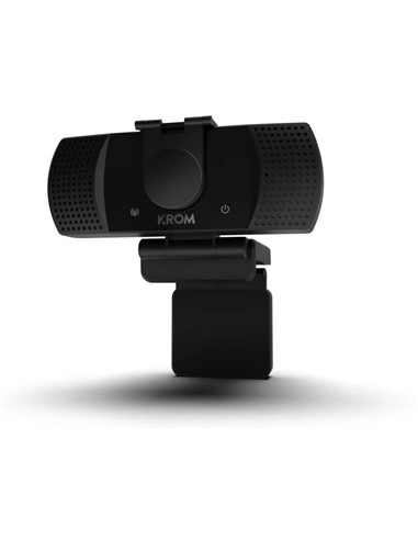 WEBCAM KROM KAM FULL HD USB BLACK + TRIPODE
