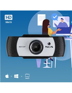 WEBCAM NGS XPRESS CAM 720P HD USB WHITE/BLACK 2