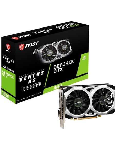 TARJETA DE VIDEO MSI GTX1650 4GB VENTUS XS OC DDR6