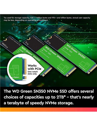 DISCO DURO SSD WESTERN DIGITAL 1TB M2 NVME PCIE...