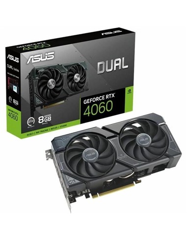 TARJETA DE VIDEO NVIDIA ASUS RTX4060 DUAL OC EDITION 8GB GDRR6 PCIE