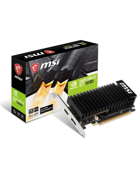 TARJETA DE VIDEO MSI GT1030 2GB HDMI DP LOW PROFILE OC GDDR4