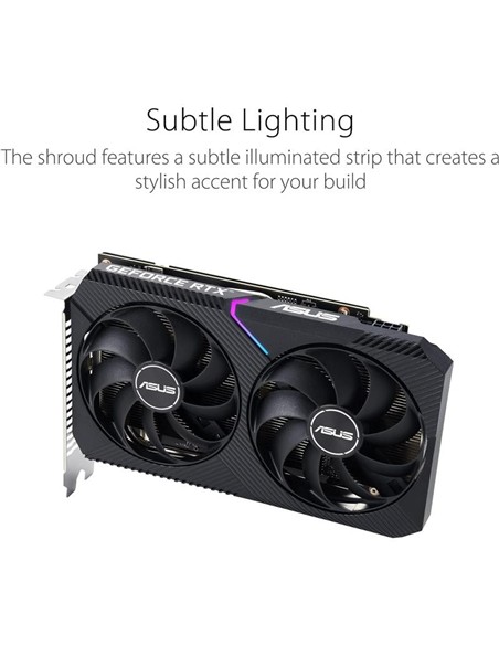 TARJETA DE VIDEO ASUS DUAL NVIDIA RTX 3050 8GB V2 OC GDRR6 PCIE
