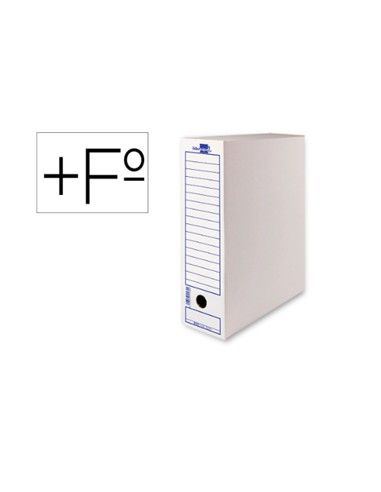 ARCHIVADOR DEFINIT. UNI LIDERPAPEL FOLIO PROLONG. 400GR RF:580.