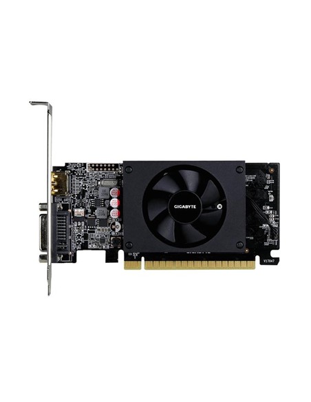 TARJETA DE VIDEO GIGABYTE GT710 2GB DDR5 HDMI DVI PERFIL BAJO
