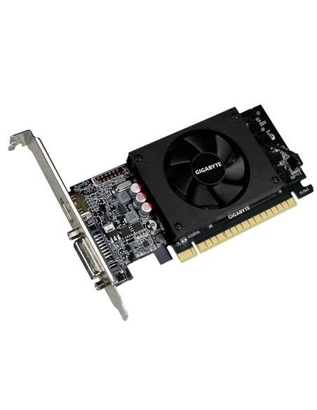 TARJETA DE VIDEO GIGABYTE GT710 2GB DDR5 HDMI DVI PERFIL BAJO