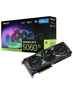 TARJETA DE VIDEO NVIDIA PNY RTX5060TI OC 16GB RGB GDDR7...