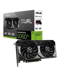 TARJETA DE VIDEO NVIDIA ASUS RTX 5060 TI DUAL OC 16GB GDDR7