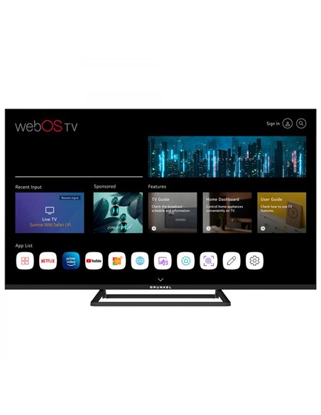 TELEVISOR LED GRUNKEL 43 UHD 4K USB SMART TV WEBOS WIFI BLUETOOTH