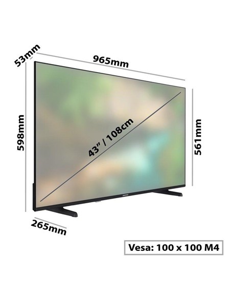 TELEVISOR DAEWOO 43 QLED 4K USB SMART TV ANDROID WIFI BLUETOOTH DOLBY