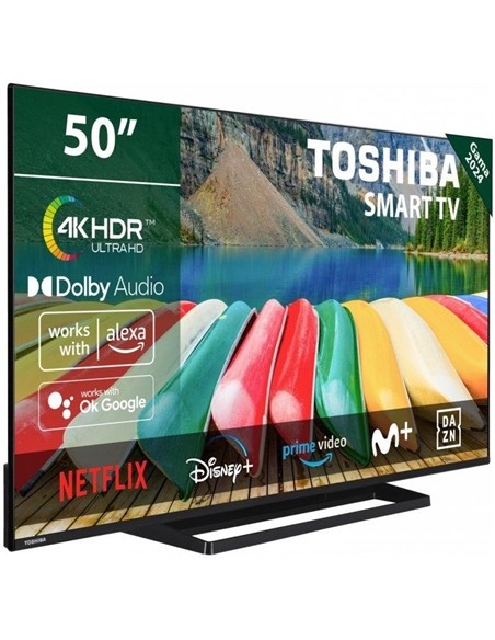TELEVISOR TOSHIBA 50 LED UHD 4K USB SMART TV VIDAA WIFI BLUETOOTH HOTEL