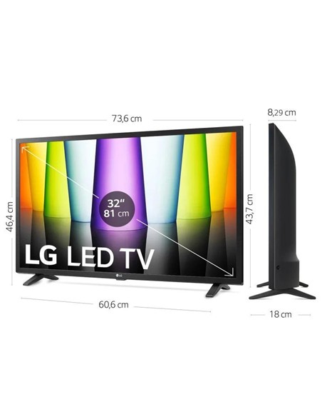 TELEVISOR LG 32 LED HD SMART TV HDR10 USB BT WIFI