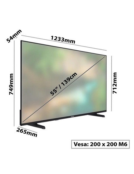 TELEVISOR DAEWOO 55 LED 4K UHD USB SMART TV ANDROID WIFI HOTEL