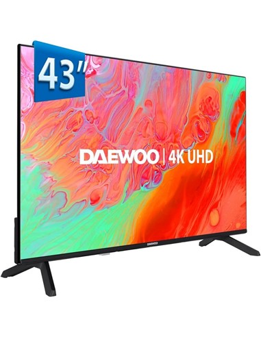 TELEVISOR DAEWOO 43 LED 4K UHD USB SMART TV...