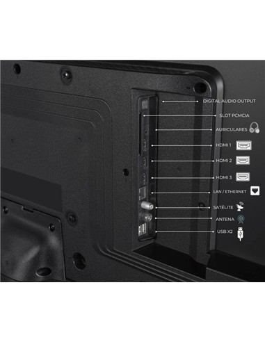 TELEVISOR DAEWOO 43 LED 4K UHD USB SMART TV...