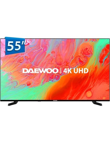 TELEVISOR DAEWOO 55 QLED 4K UHD USB SMART TV ANDROID WIFI HOTEL