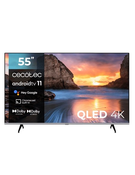 TELEVISOR QLED CECOTEC 55 UHD 4K SMART TV ANDROID WIFI BLUETOOTH DOLBY