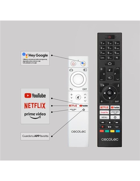 TELEVISOR QLED CECOTEC 55 UHD 4K SMART TV ANDROID WIFI BLUETOOTH DOLBY
