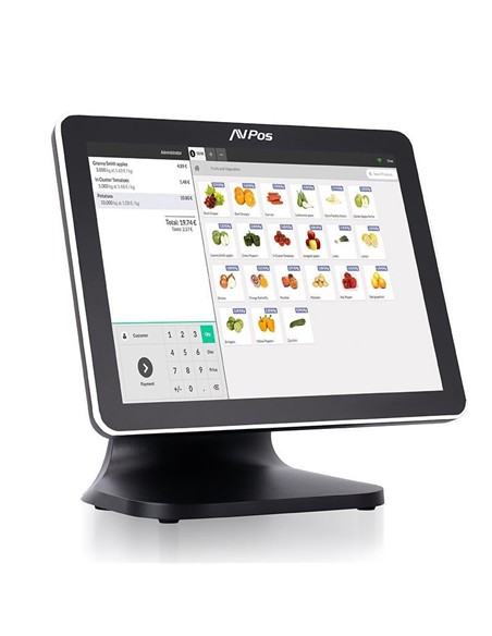 TPV AVPOS K5000 15 ALUMINIO TACTIL INTEL N100/8GB/SSD128GB/WIFI/VISOR 3YR