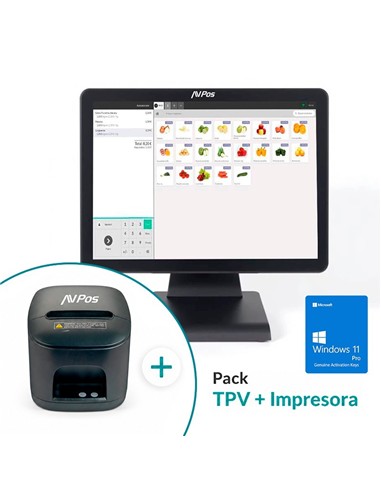 PACK TPV AVPOS K2000 15...
