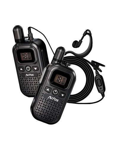 WALKIE TALKIE AVPOS COMM X25 + CABLE USB C 1YR...