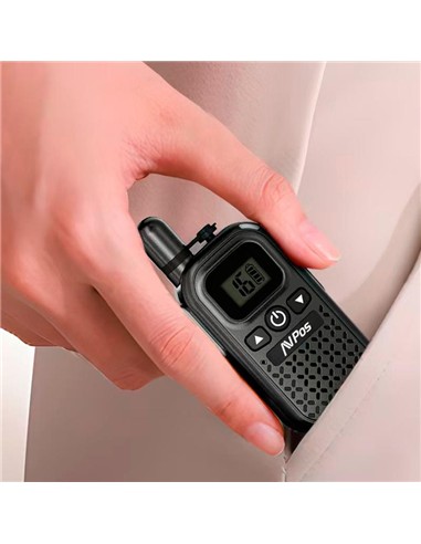 WALKIE TALKIE AVPOS COMM X25 + CABLE USB C 1YR...