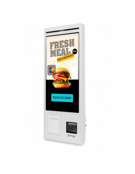 KIOSKO AUTOSERVICIO AVPOS SUELO 27 I5 10TH/8G/256G/WIFI/PRINTER/2D/W11P WH