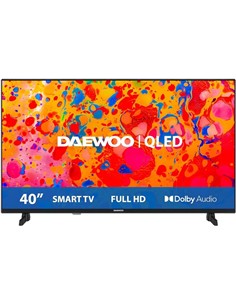 TELEVISOR DAEWOO 40 QLED FHD USB SMART TV WIFI VIDAA...