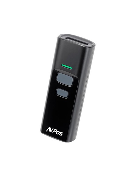 LECTOR AVPOS CODIGOS PORTATIL 2D + QR BT03 WIRELESS 2.4 + BLUETOOTH + BASE