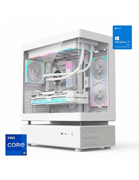 ORDENADOR GAMING N80 WHITE RGB I9 14900K/32G DDR5/SSD1TB NVME/WIFI/REF.LIQ/800W/W11PRO