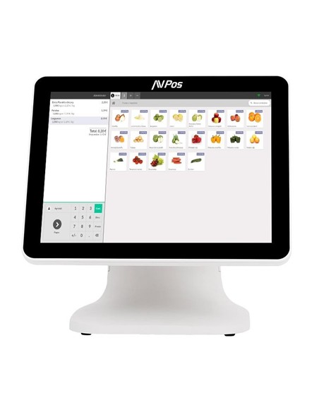 TPV AVPOS K5000 15 ALUMINIO TACTIL I7/8G/SSD128/2ªPAN/W11P/WHITE 3YR