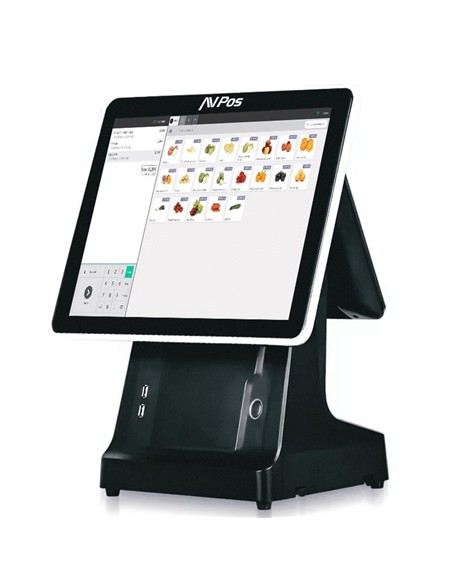 TPV AVPOS K6000 15 I5/8GB/SSD128GB/WIFI+BT/W11P IMPRESORA + 2 PANTALLA