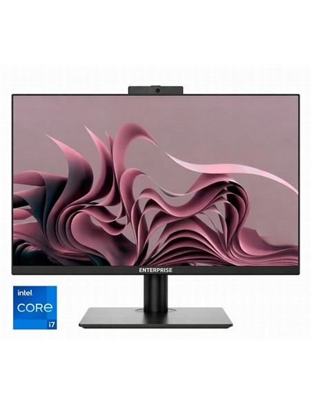 ORDENADOR ENTERPRISE AIO DOHA 27 I7 12700K/16GB DDR5/SSD1TB/WIFI/WEBCAM/ERGO/3Y BLACK