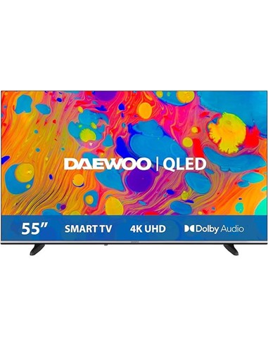 TELEVISOR DAEWOO 55 QLED 4K UHD USB SMART TV...
