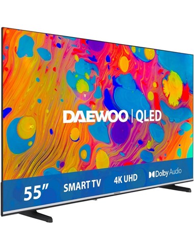 TELEVISOR DAEWOO 55 QLED 4K UHD USB SMART TV...