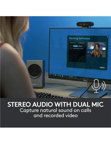 WEBCAM LOGITECH BRIO 4K ULTRAHD