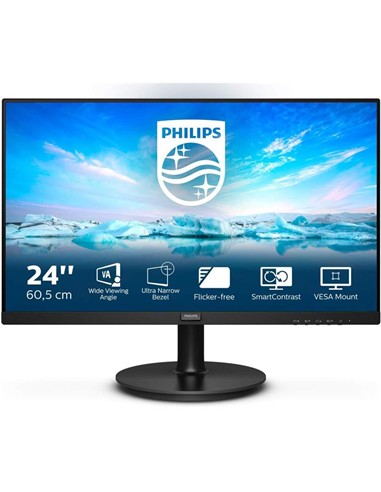 MONITOR PHILIPS 24 241V8L FHD VGA HDMI INCLI
