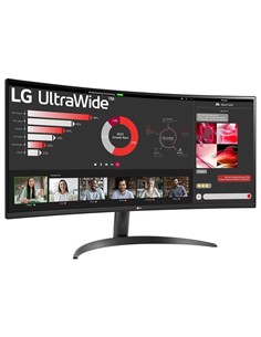 MONITOR LG 34 WQHD CURVO ULTRAWIDE HDMI DP BLACK 2