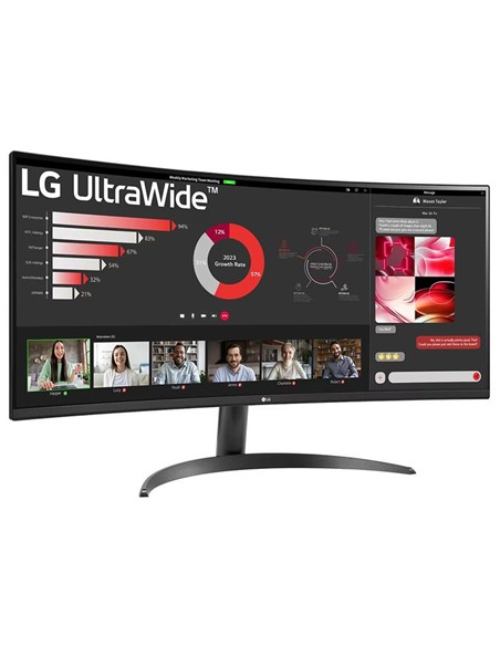 MONITOR LG 34 WQHD CURVO ULTRAWIDE HDMI DP BLACK