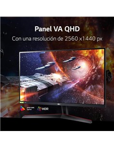 MONITOR LG ULTRAGEAR GAMING 32 QHD DP HDMI VESA 2