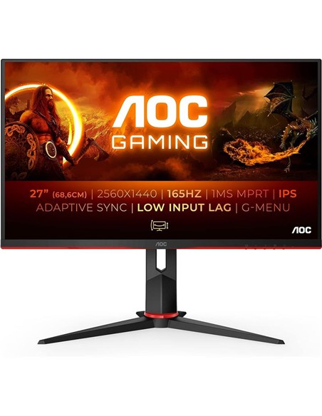 MONITOR AOC 27 Q27G2S IPS QHD HDMI DP REG ALT ERGO 3YR GARANTIA