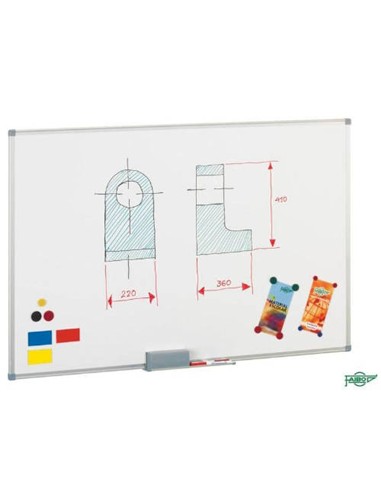 PIZARRA FAIBO 90X60 IMANTADA ACERO LACADA 1323970.