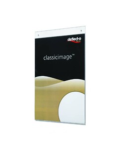EXPOSITOR DE PARED FORMATO A4 VERTICAL DEFLECTO 1324399.
