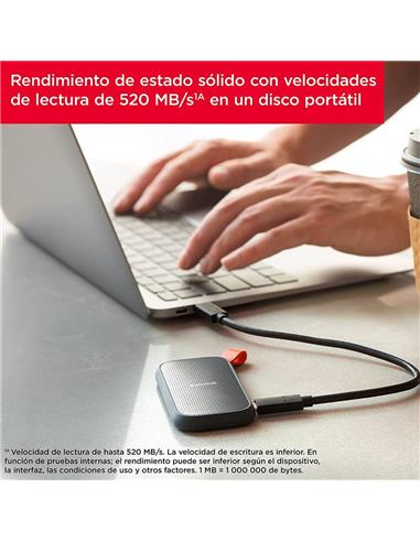 DISCO DURO EXTERNO SANDISK PORTABLE SSD 1TB
