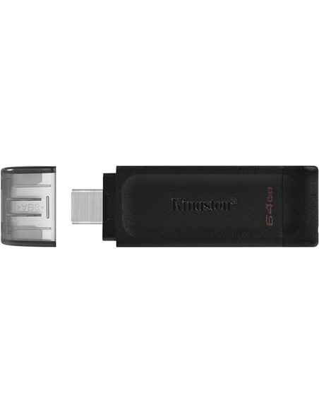 PEN DRIVE 64GB KINGSTON USB-C 3.1 BLACK