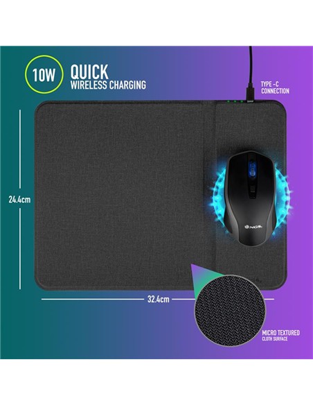 RATON + ALFOMBRILLA NGS WIRELESS CHARGING