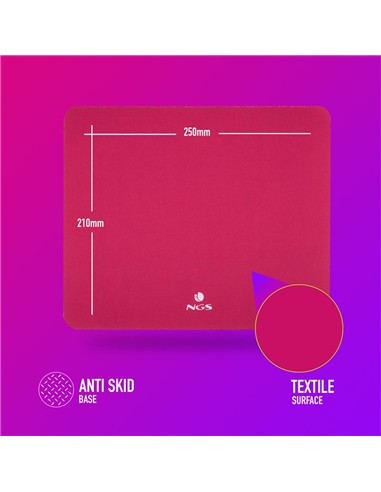 ALFOMBRILLA NGS ANTIDESLIZANTE PINK
