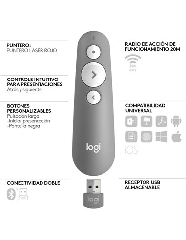 PRESENTADOR LOGITECH R500S INALAMBRICO
