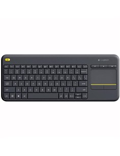 TECLADO LOGITECH K400 RF WIRELESS TOUCHPAD BLACK