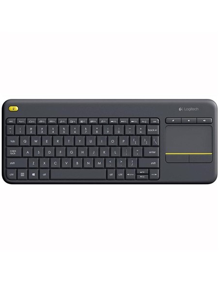 TECLADO LOGITECH K400 RF WIRELESS TOUCHPAD BLACK